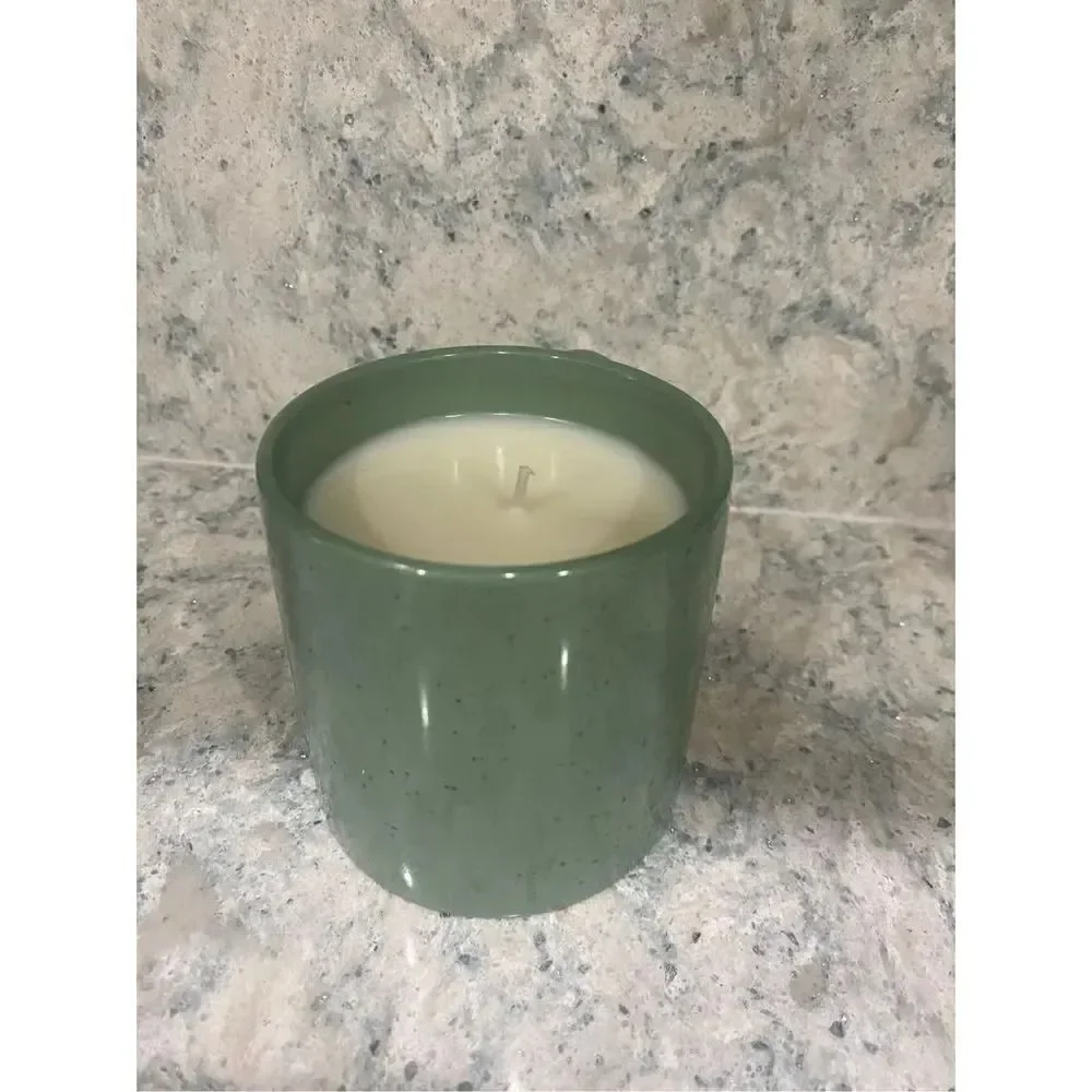 Vanilla Green Mug Candle